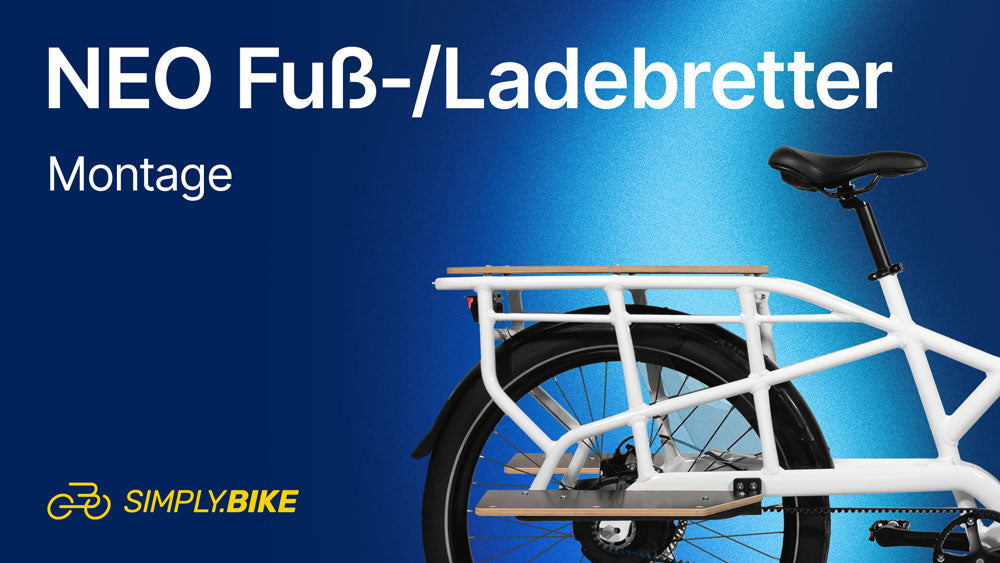 neo fuß- und ladebretter e-lastenrad