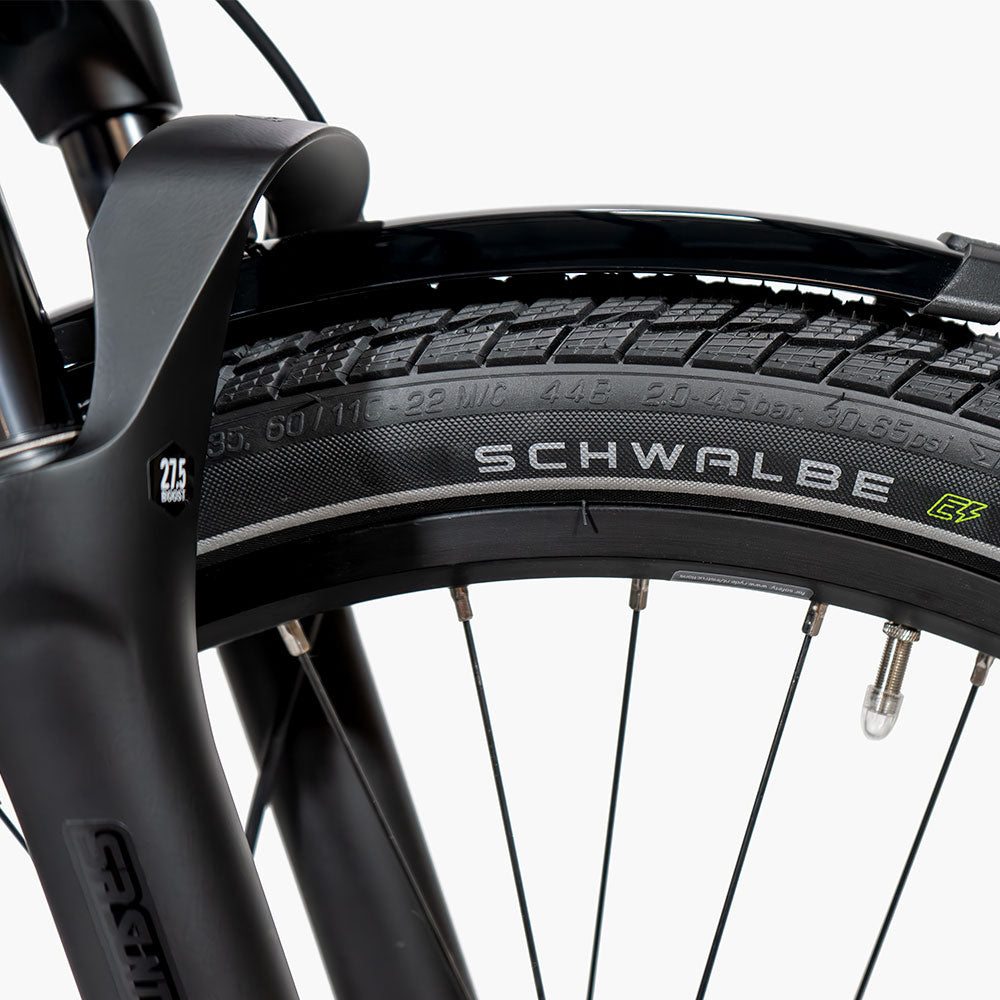Schwalbe Pick-Up Reifen speziell für E-Cargo-Bikes am Simply.Lift EP6 Cargo E-Bike.