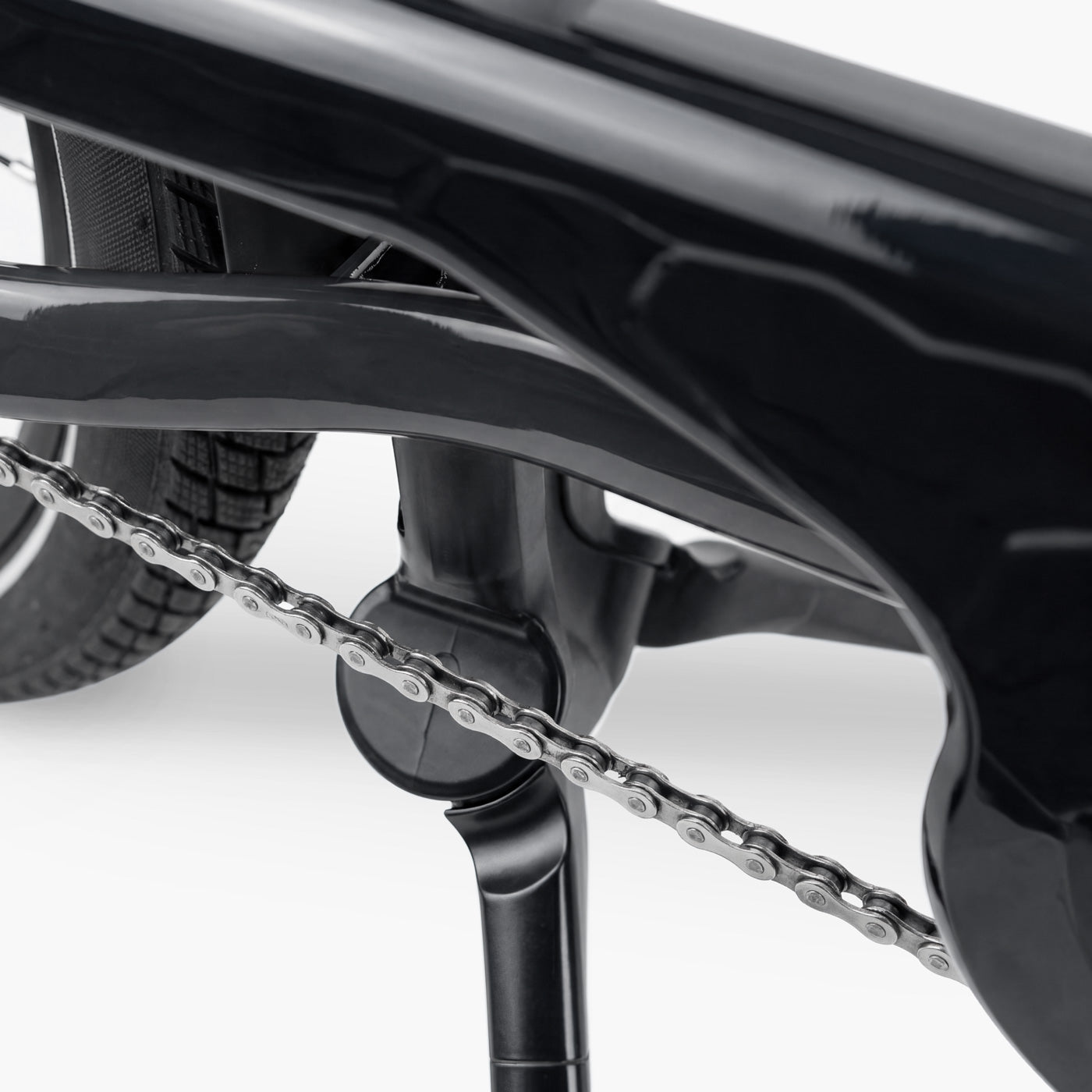 Simply Lift URBAN Longtail E-Lastenrad mit Kette und Kettenschutz in Anthrazit
