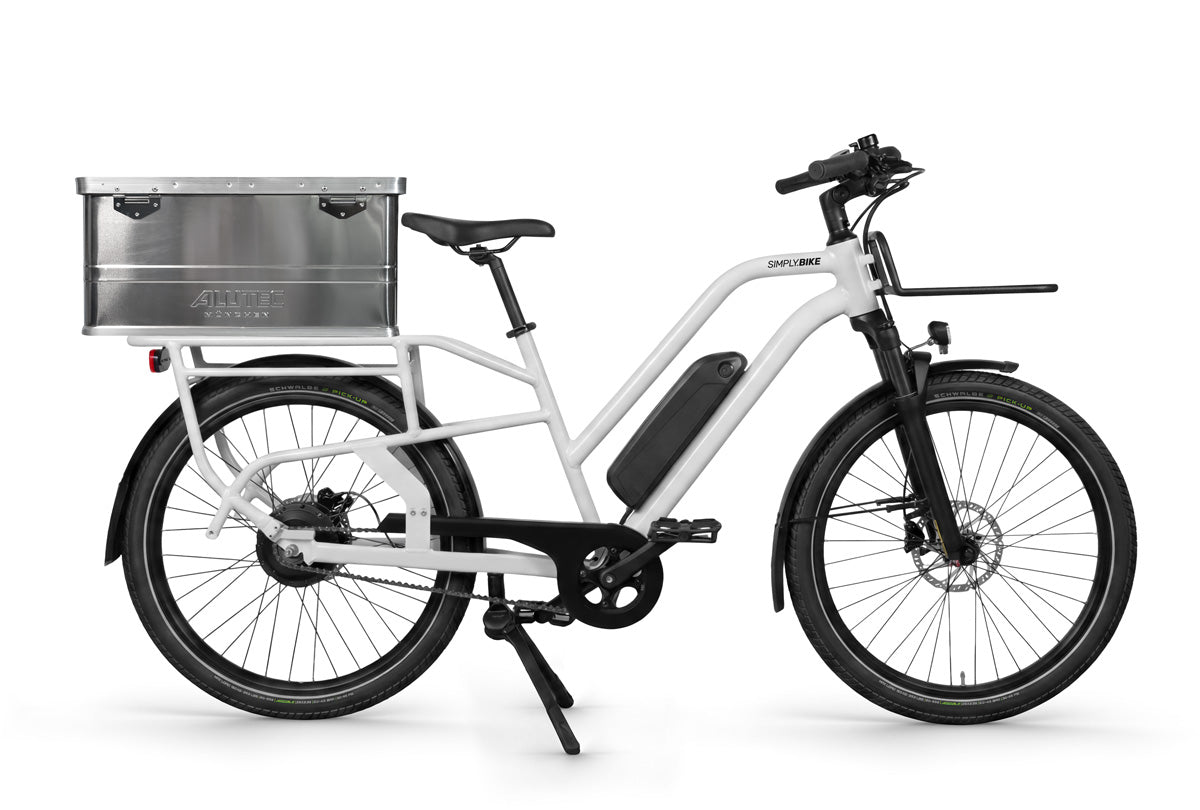 Simply.Lift URBAN Lastenrad mit abschließbarer Alutec Transportbox