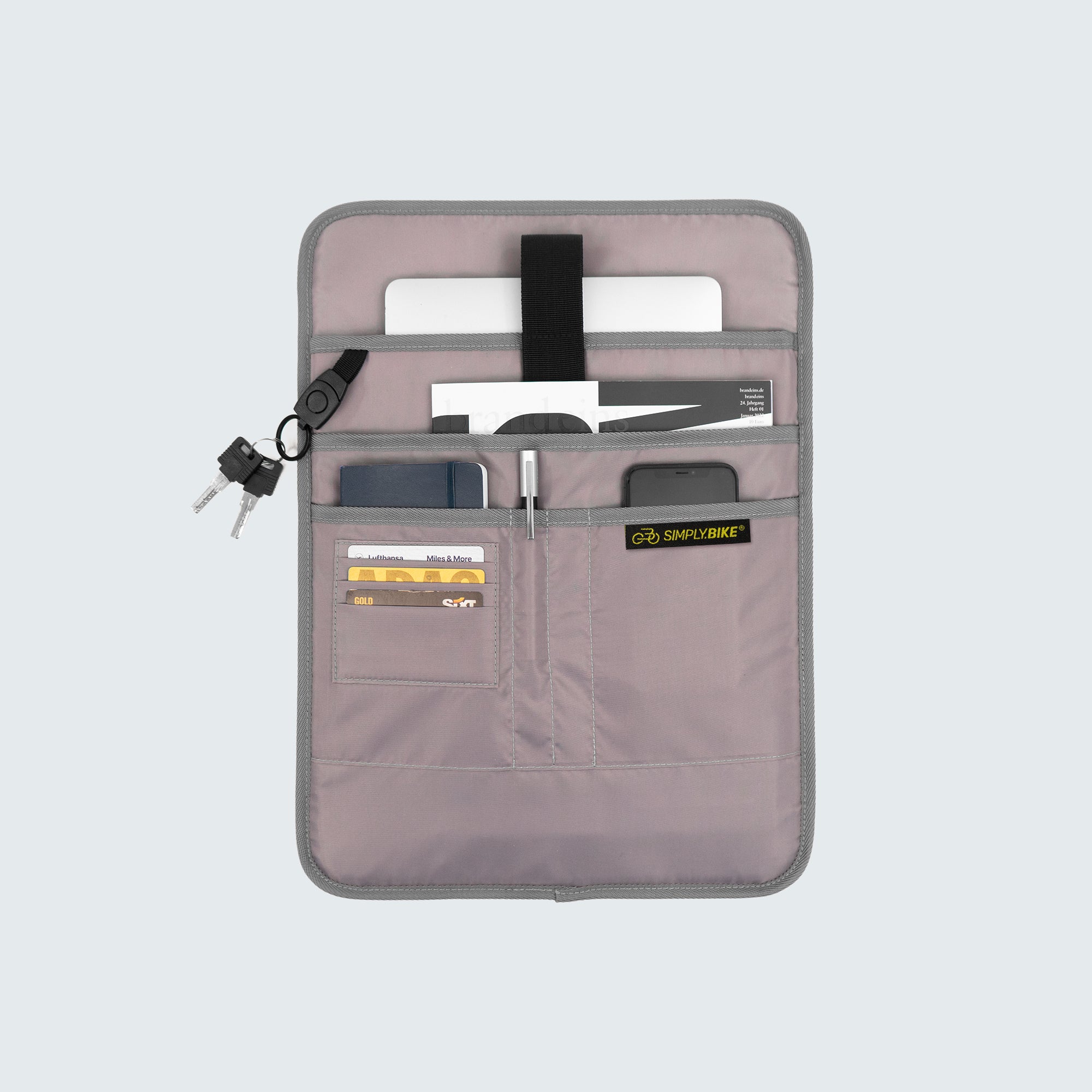 Rolltop Rucksack Simply.Glow LED mit herausnehmbarem Office-Einsatz