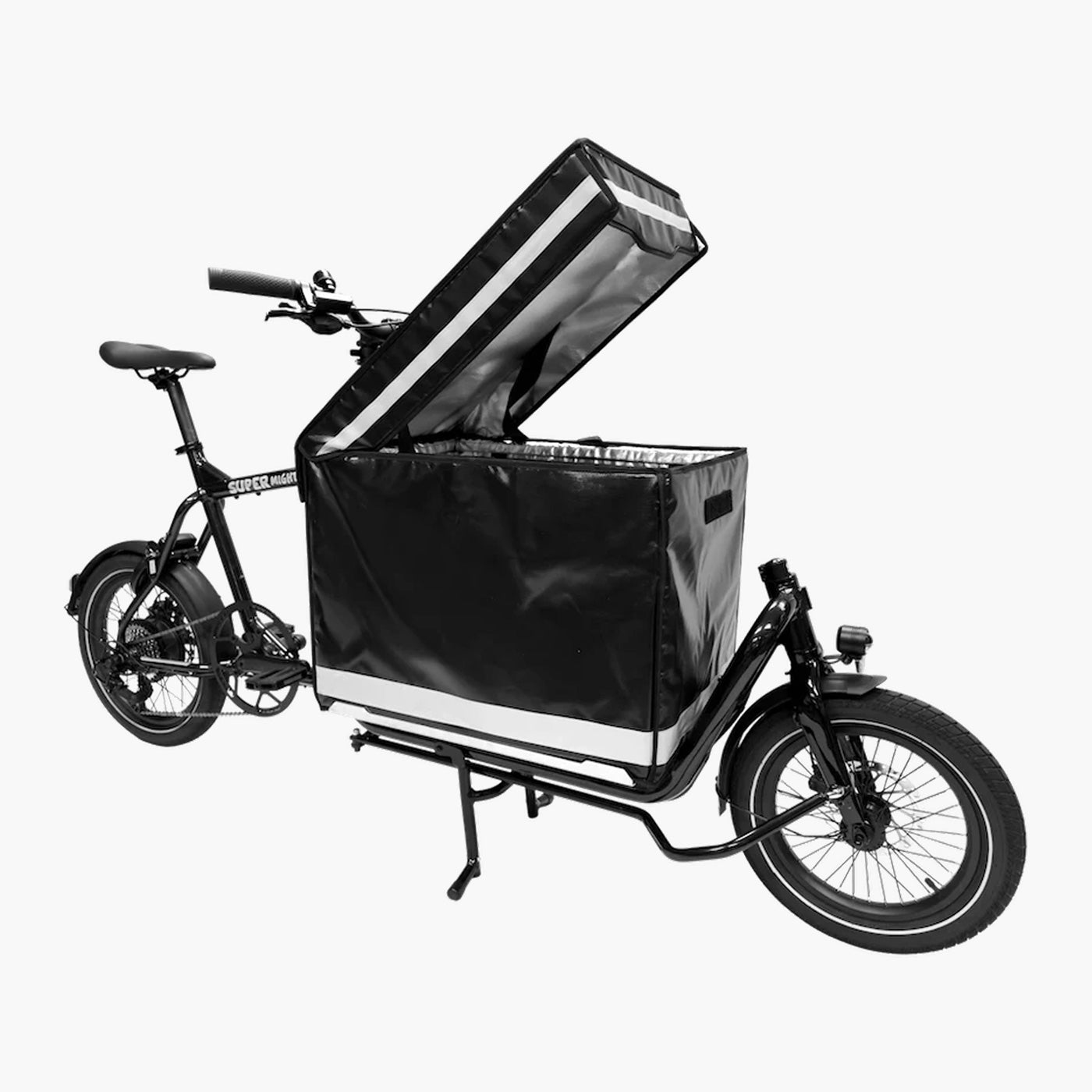 Super Mighty E-Lastenrad mit Cargo Thermo Box 