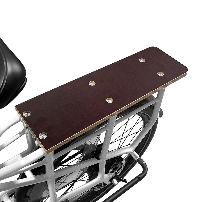 adapterplatte aus holz für fahrrad kindersitze