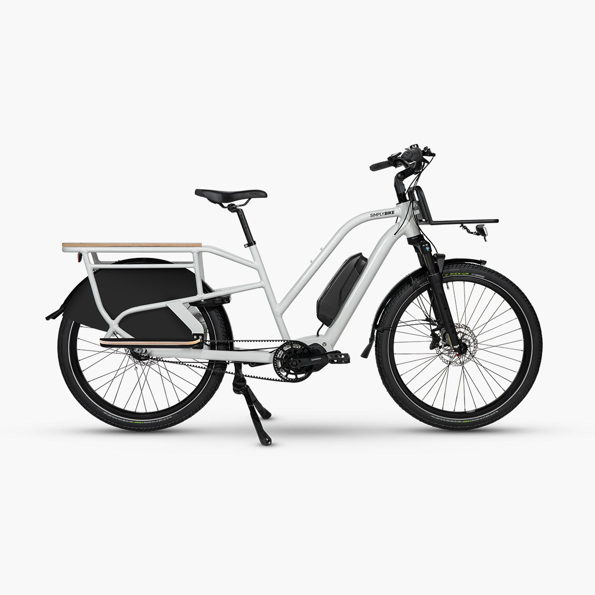 Fuß- und Trittbretter für Simply.Lift Cargo E-Bike.