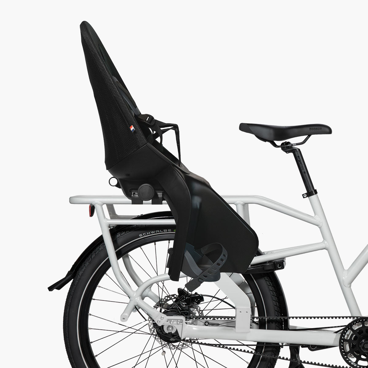 Qibbel Air Fahrradkindersitz für das Simply.Lift STEPS Cargo E-Bike.