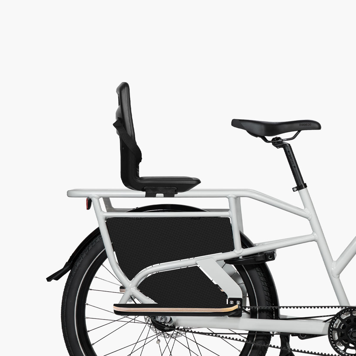 Qibbel Junior 6+ Fahrradkindersitz für Simply.Lift STEPS Cargo E-Bike.