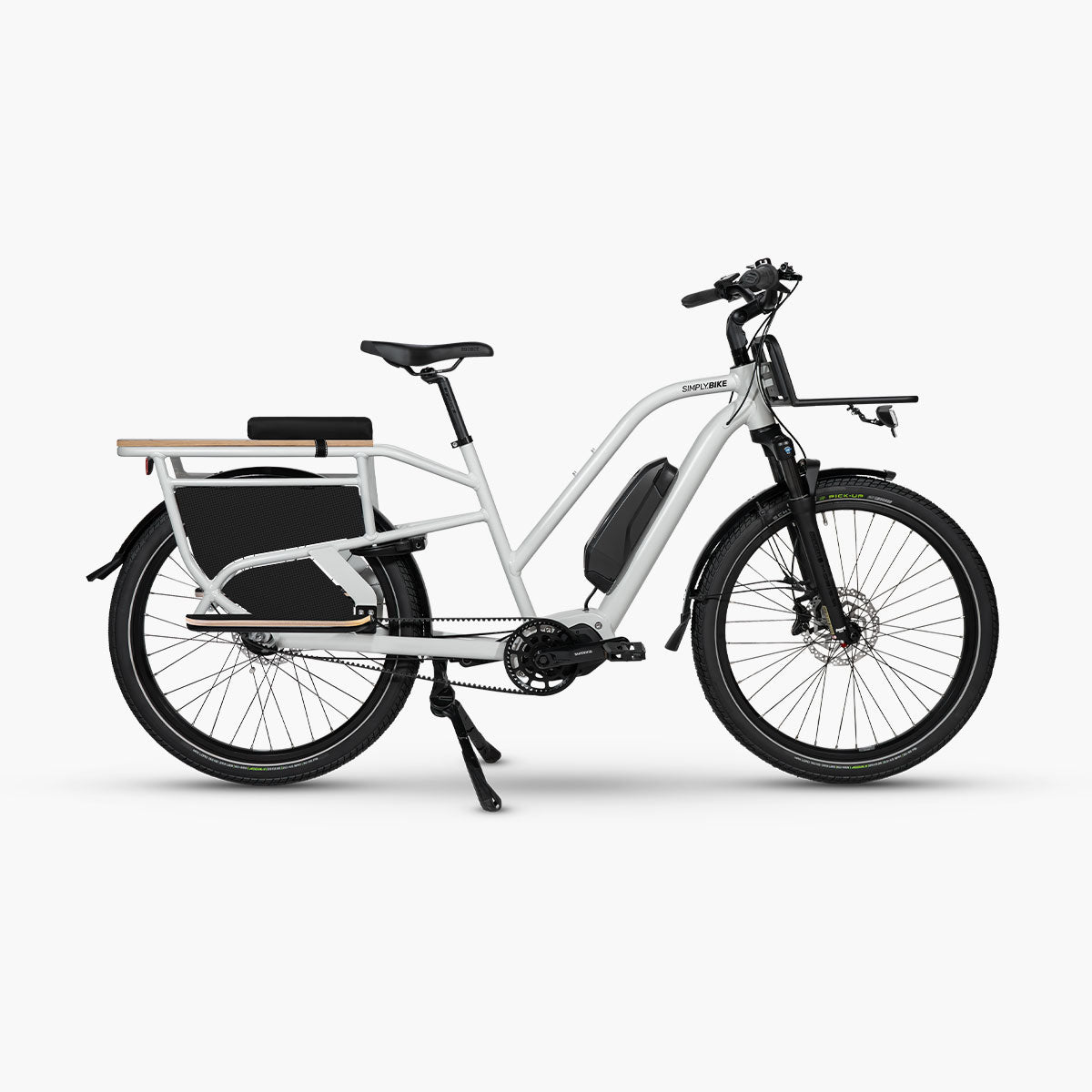 Sitzpolster halbiert für Simply.Lift Cargo E-Bike.
