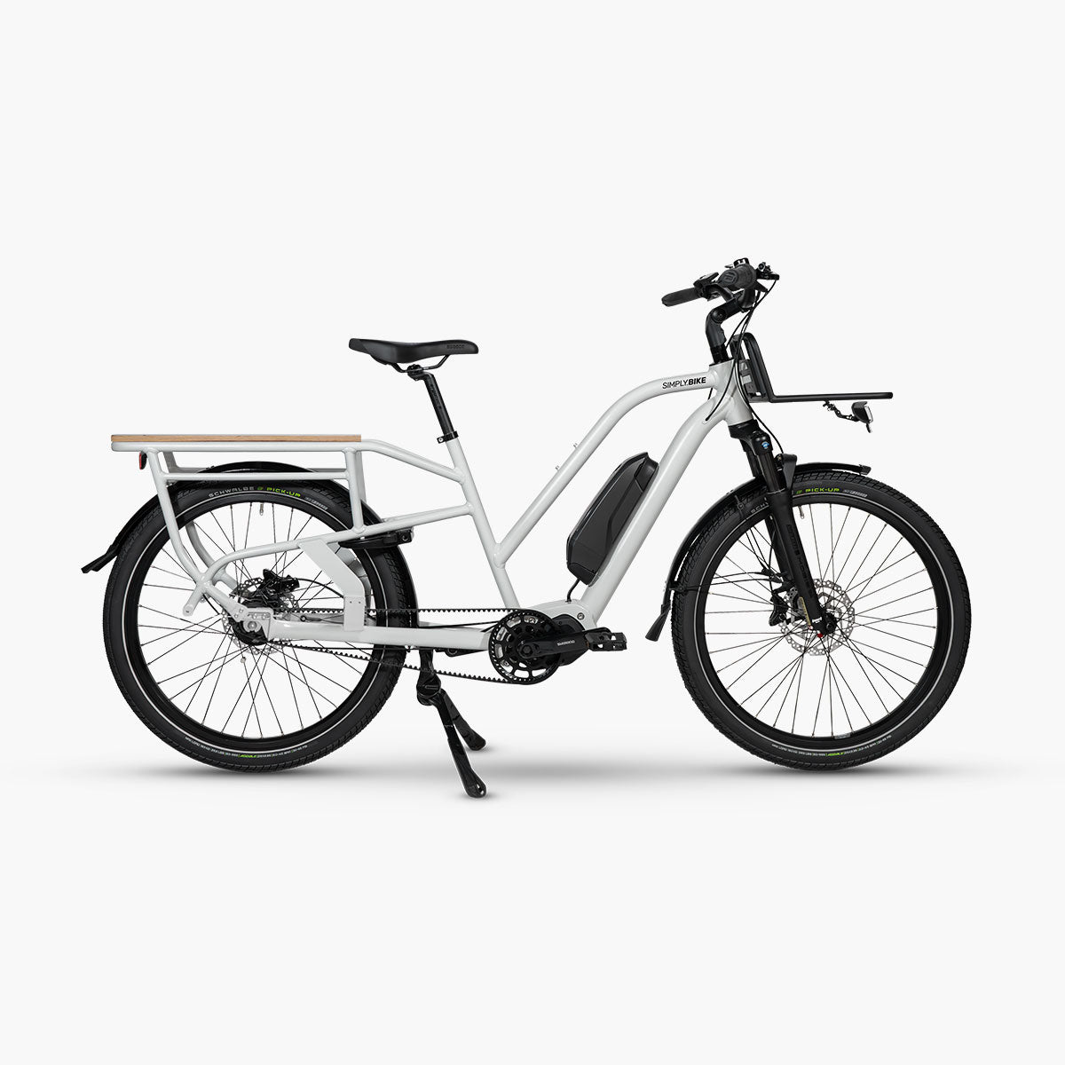 Simply.Lift EP6 Cargo E-Bike mit Shimano EP6 Antrieb und Riemenantrieb.