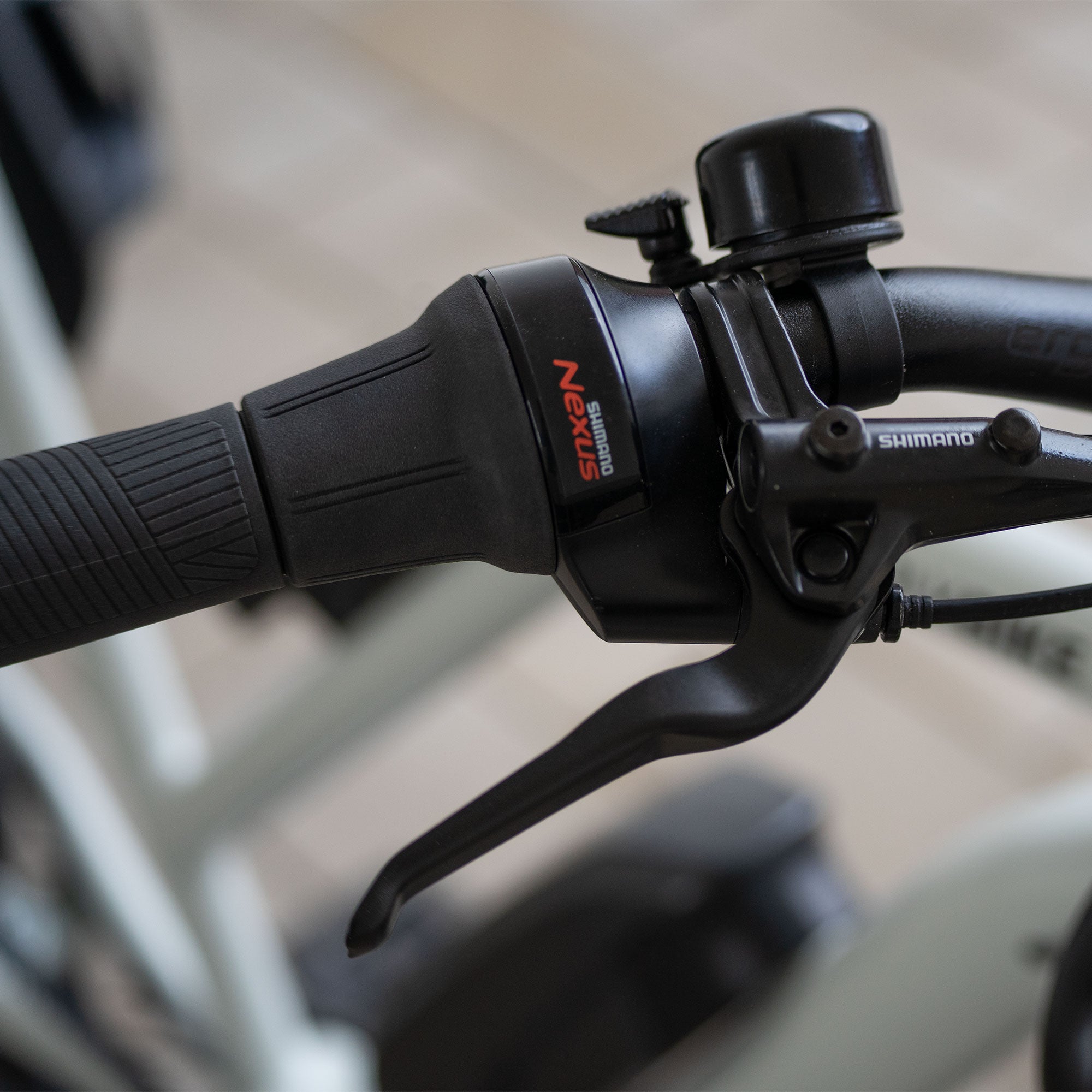 Shimano NEXUS 5-Gang-Nabenschaltung am Simply.Lift EP6 Cargo E-Bike.