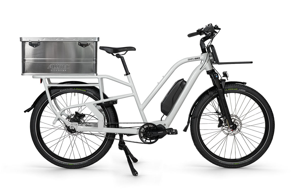 Simply.Lift EP6 Lastenrad mit abschließbarer Alutec Transportbox