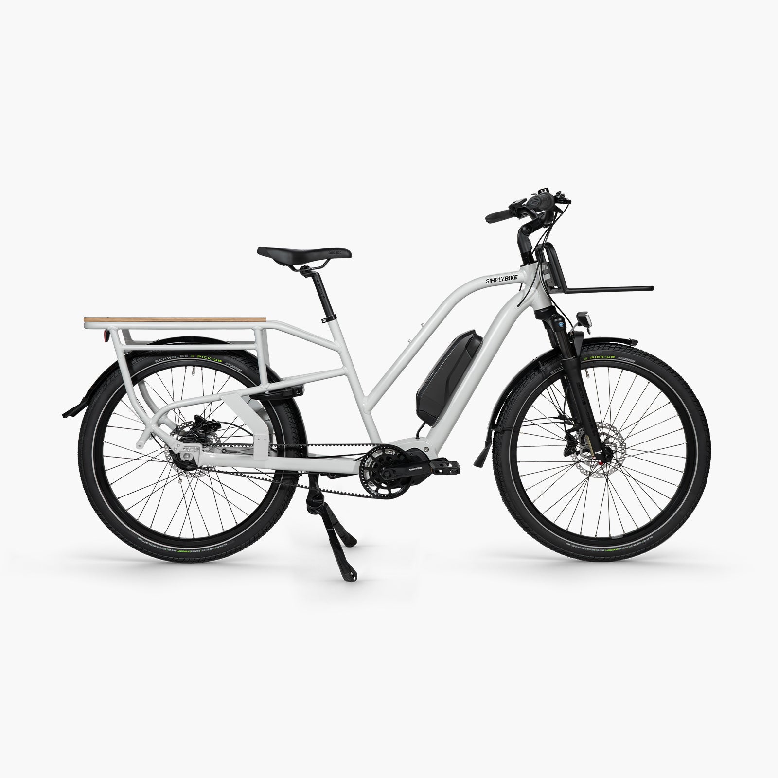 Simply.Lift EP6 Cargo E-Bike mit Shimano EP6 Antrieb und Riemenantrieb.