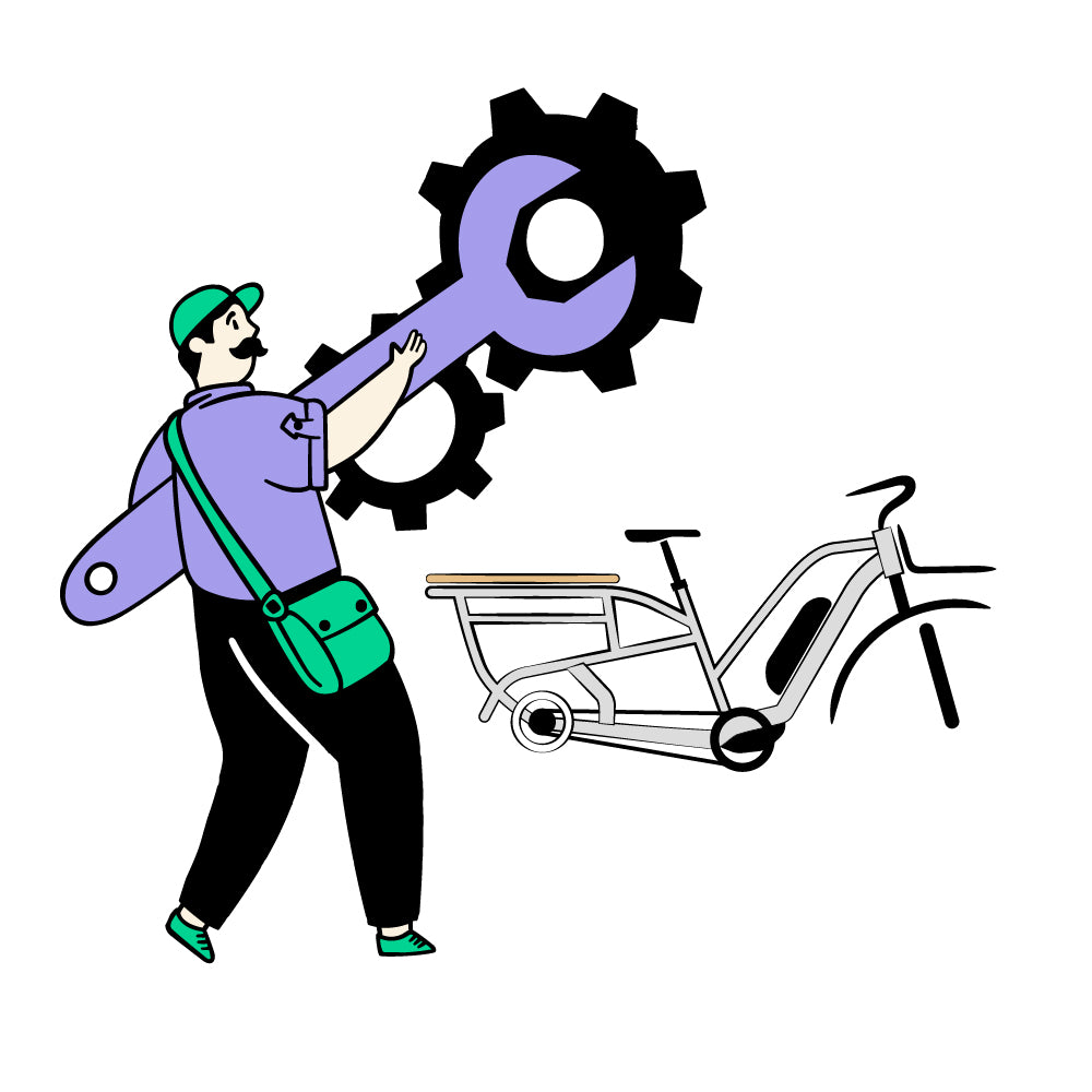 Wartung und Reperatur vom Simply.Lift Steps E-Bike.