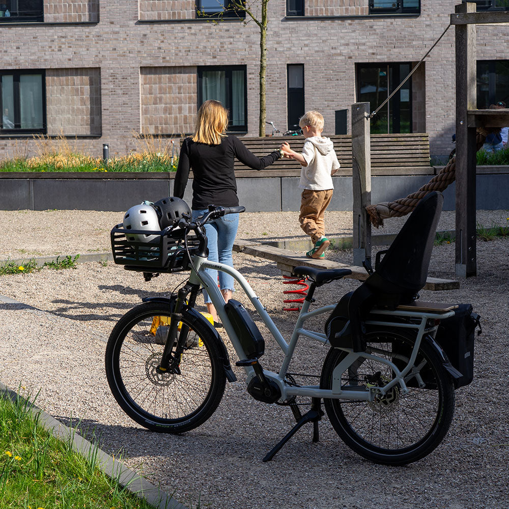 Simply.Lift Steps Longtail E-Cargobike mit Nexus Inter 5e Gangschaltung.