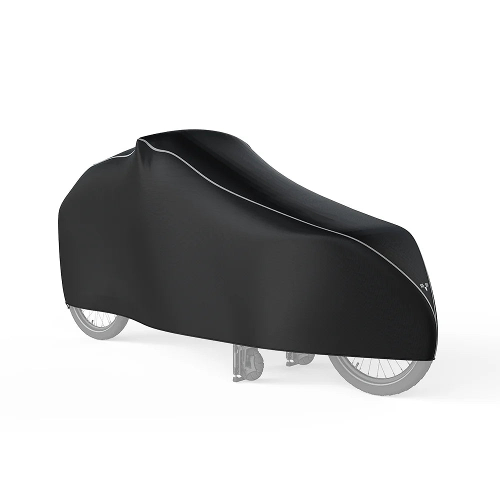 Schütze dein TARRAN T1 Pro draußen vor Regen, Sonne, Staub und Schmutz. Passgenaue Allwetter-Fahrradabdeckung für dein Lastenrad.